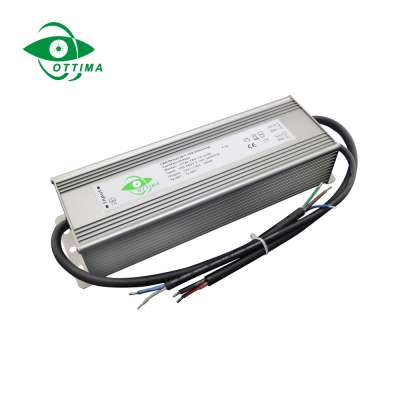 waterproof electronic 0-10v dimmer led power supply 24v 200w for outdoor lighting