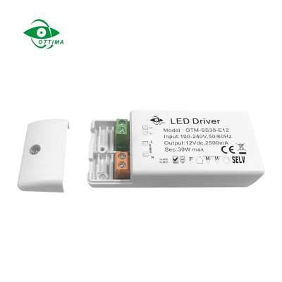 Slim LED Driver with white plastic case