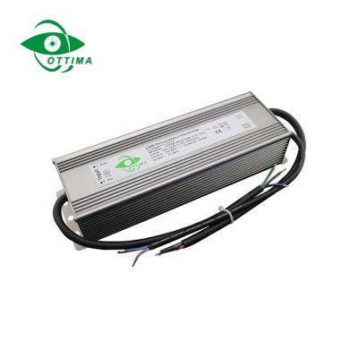 Power supply slim 200w dimmable constant current waterproof led driver