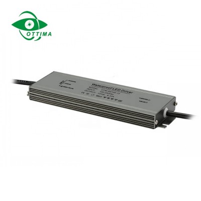 Ultra thin AC100-240V to DC12V/24V 100w power supply waterproof led driver